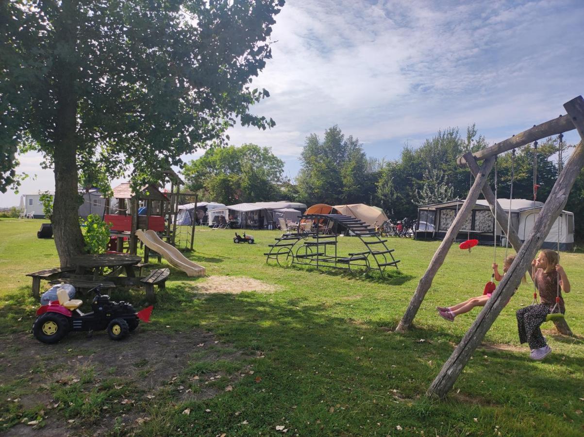 Chalet Weizicht Op Minicamping Hoogelande Grijpskerke Exterior foto